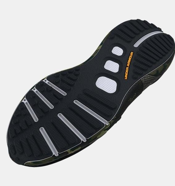 Unisex UA HOVR™ Phantom 3 SE Baskılı Koşu Ayakkabısı Siyah